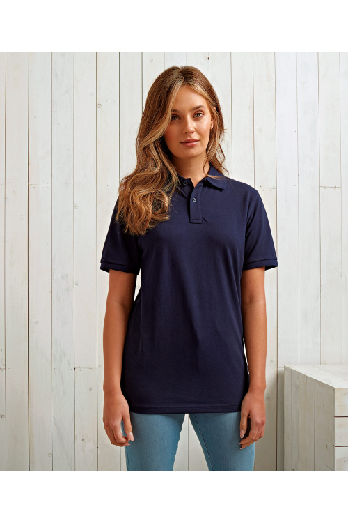 Polo unisexe à manches courtes protégé par heiq viroblock