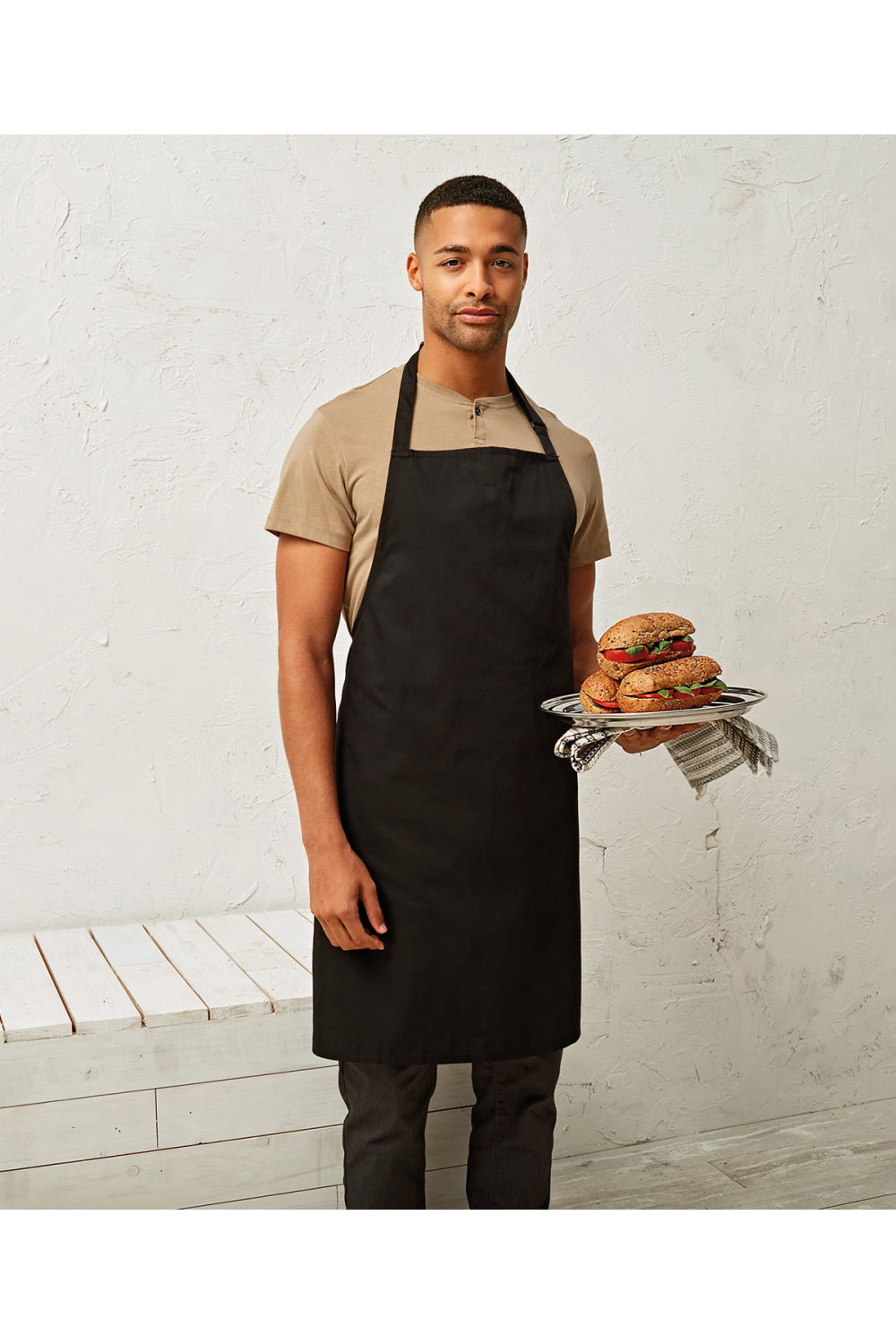 Tablier bavette protégé par heiq viroblock