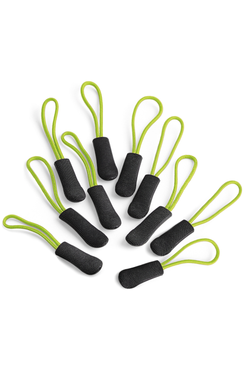 Lot de tirettes SLX® (10 tirettes pour fermeture zippée par lot)
