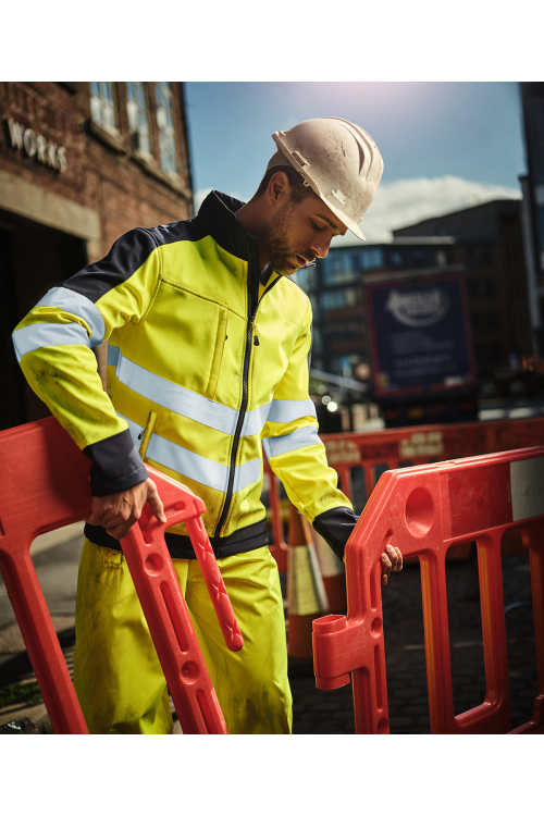 Softshell pro haute visibilité