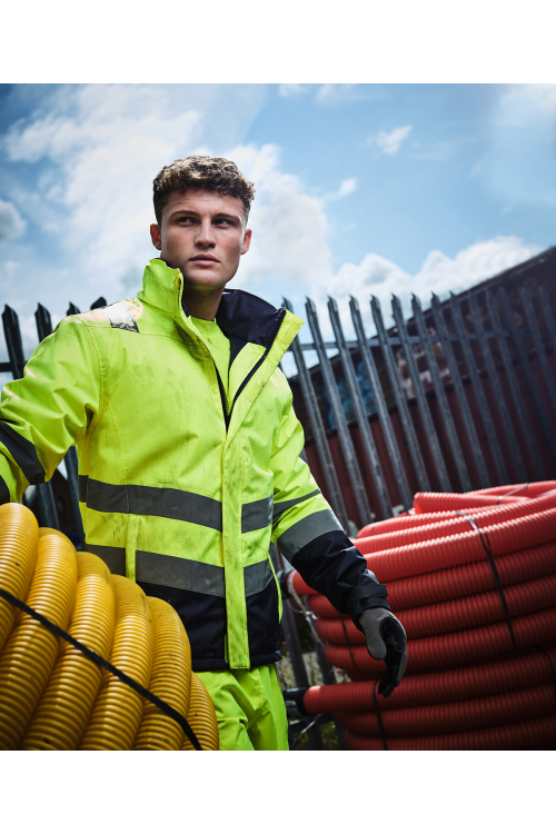 Pro hi-vis insulated parka