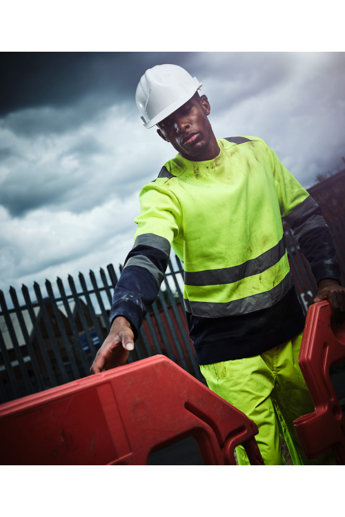 Pro hi-vis sweat top