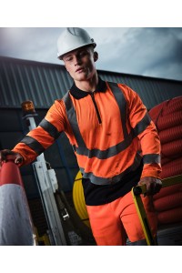 Pro hi-vis ls polo shirt