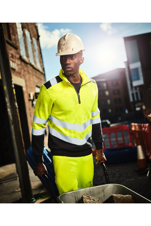 Pro hi-vis 1/4 zip sweatshirt