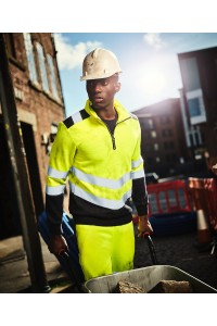 Pro hi-vis 1/4 zip sweatshirt