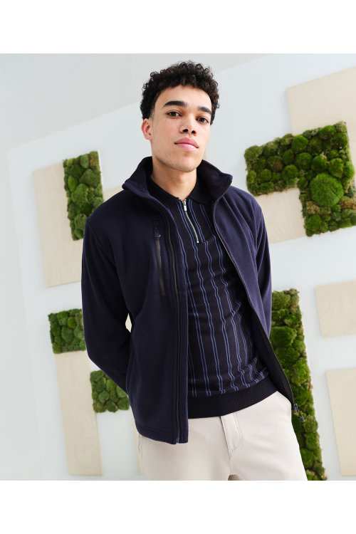 Polaire recyclée à zip intégral Honestly Made