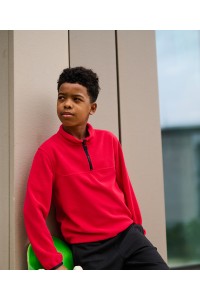 Kids half-zip microfleece
