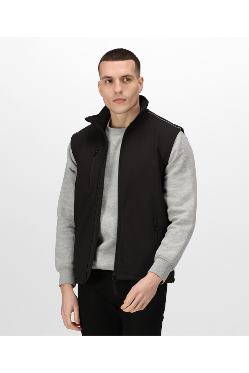 Bodywarmer de travail en softshell Sandstorm