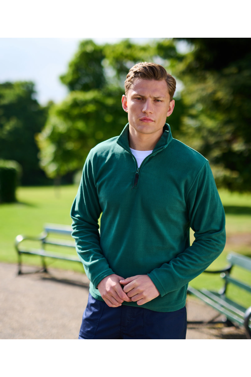 Micropolaire à col zippé