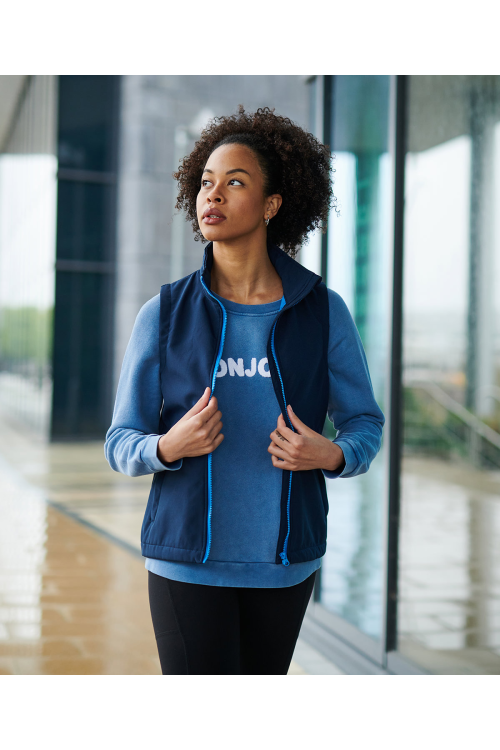 Women's Ablaze printable softshell bodywarmer