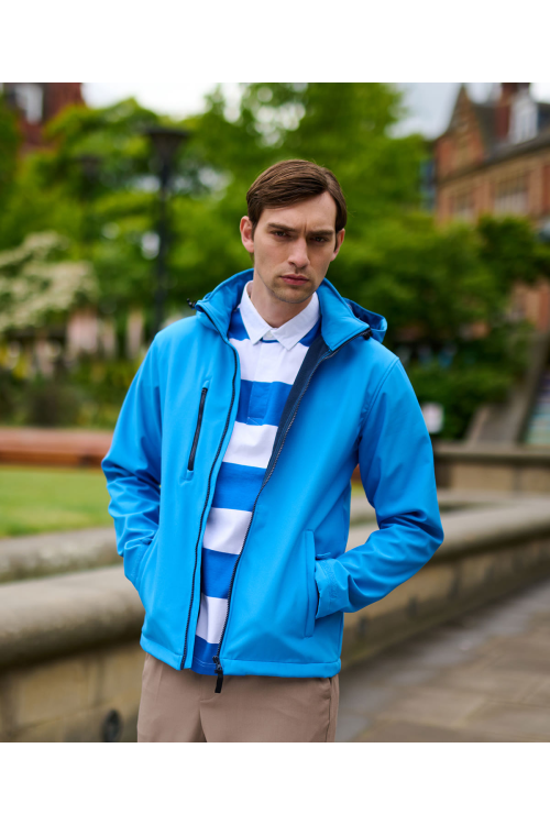 Veste softshell à capuche Venturer à 3 couches