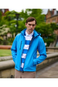 Veste softshell à capuche Venturer à 3 couches