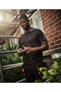 Contrast wicking polo