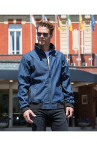 Softshell stonewash denim