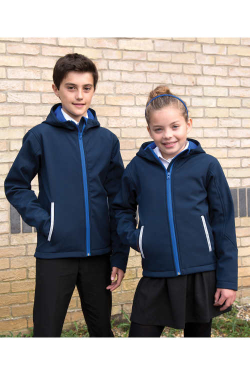 Veste softshell à capuche Core junior TX performance