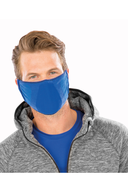 Masque de protection antibacterien en tissu naturel