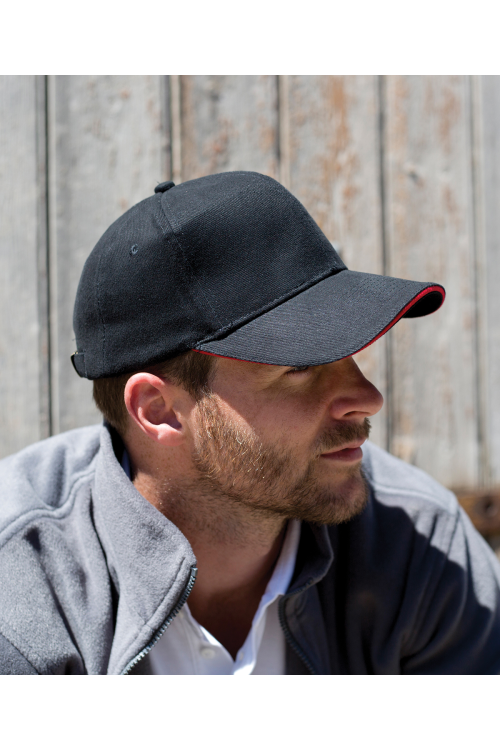 Casquette de coton robuste de style pro