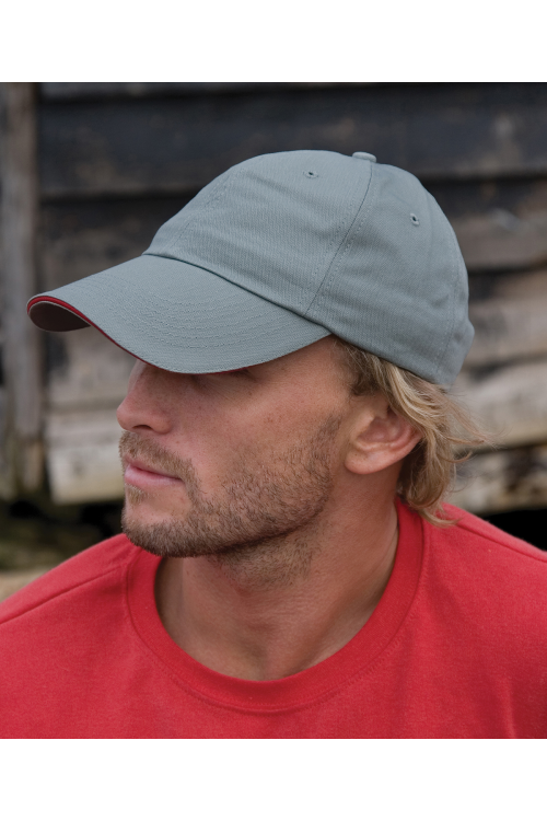 Casquette Herringbone à chevrons à visière en sandwich