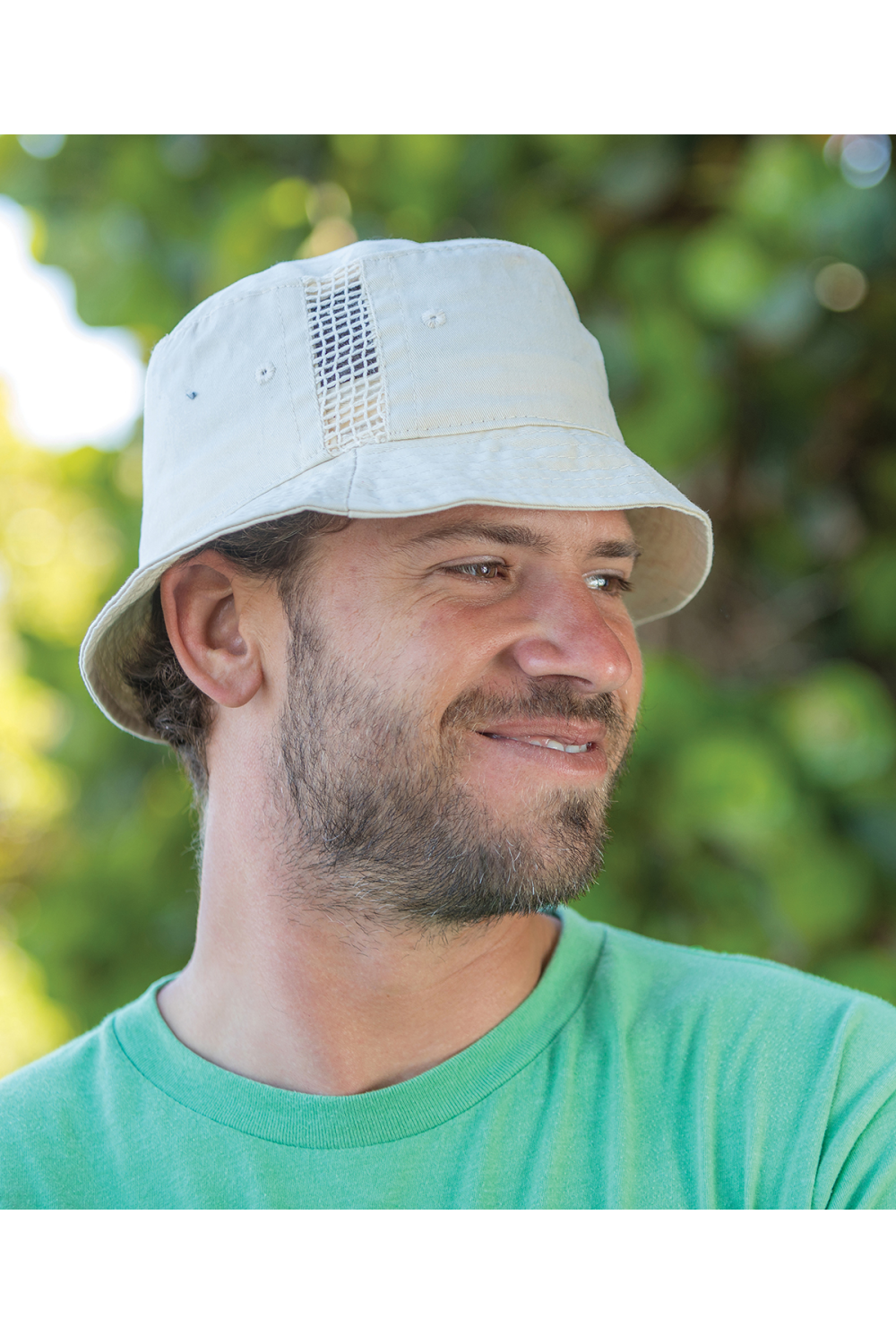 Bob de luxe en coton avec filet