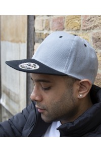 Casquette snapback originale Bronx à visière plate et deux couleurs