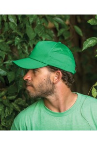 Casquette à 5 panneaux en polycoton Core Boston