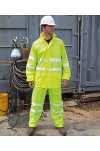 Ensemble imperméable à haute visibilité