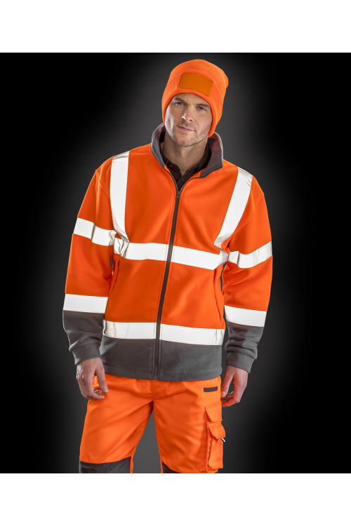 Micropolaire de sécurité EN20471: Classe 2 GO/RT 3279 issue 8 2013