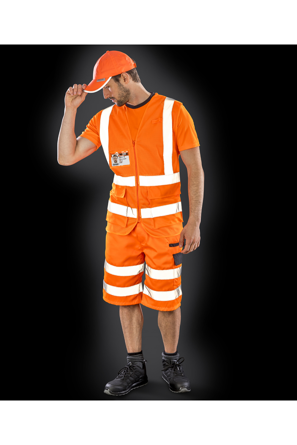 Gilet executive en tissu maille filet de haute visibilité