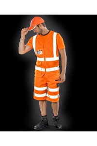 Gilet executive en tissu maille filet de haute visibilité