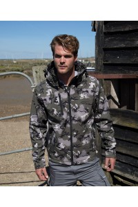 Veste softshell à capuche Camo TX Performance