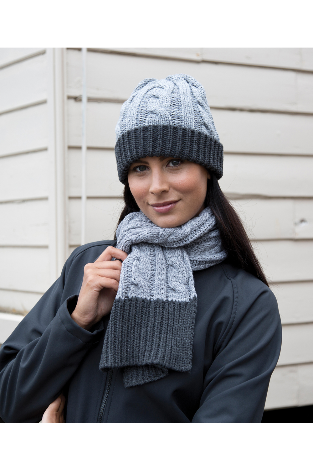 Bonnet en tricot Shades of Grey