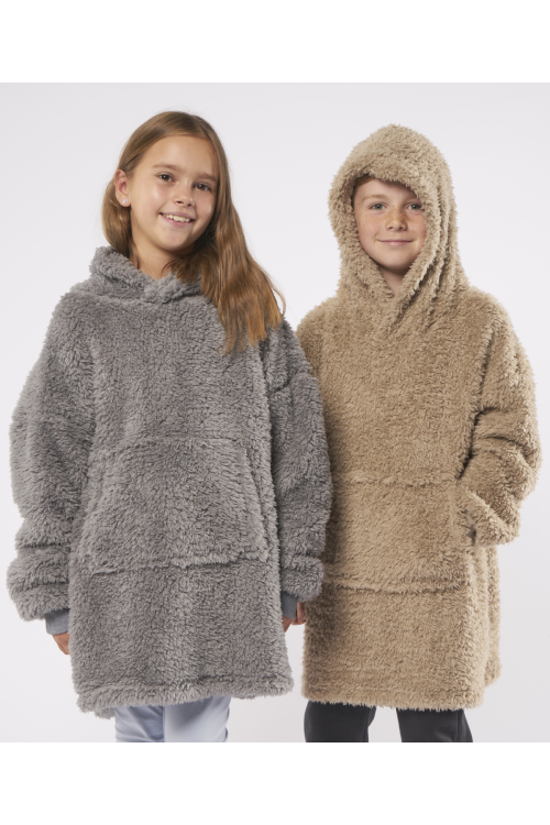 Le sweat à capuche Ribbon enfant en tissu polaire
