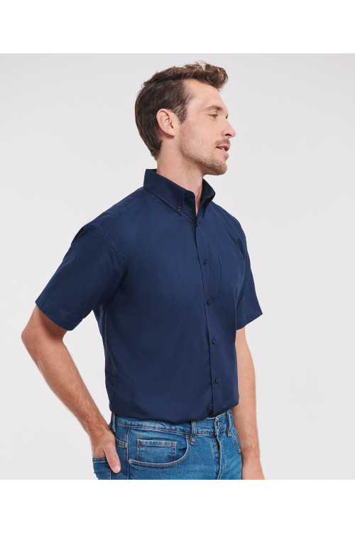 Chemise Oxford manches courtes facile d'entretien