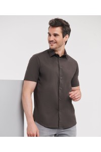 Chemise ajustée manches courtes facile dentretien
