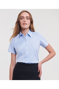 Chemise femme manches courtes à chevrons