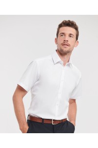 Chemise homme manches courtes à chevrons