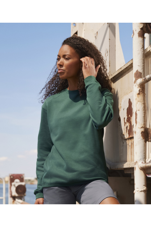 Sweat-shirt col rond très résistant