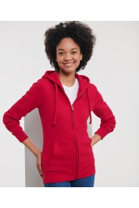 Sweat-shirt à capuche zippé authentic pour femme