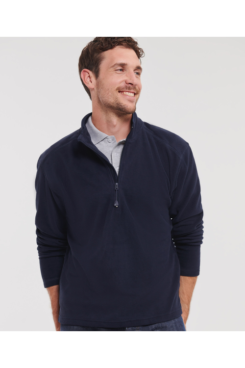 Micropolaire à zip quart de longueur