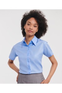 Chemise manches courtes sans repassage pour femme