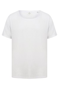 T-shirt unisexe à encolure dégagée