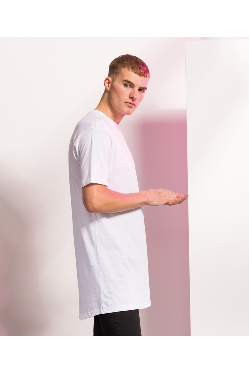 T-shirt long à dos plongeant