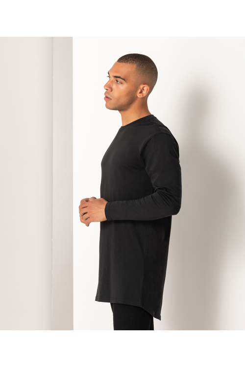T-shirt long à manches longues pour hommes