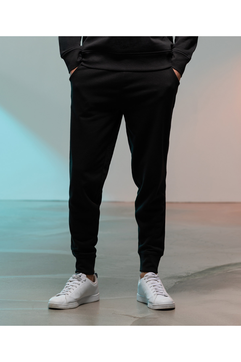 Pantalon de jogging à ourlet coupe slim pour homme