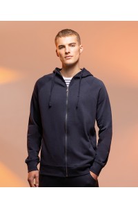 Sweat à capuche slim zippé unisexe