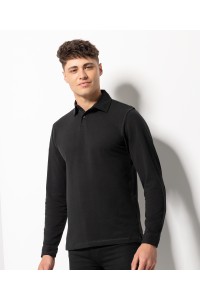 Polo stretch à manches longues