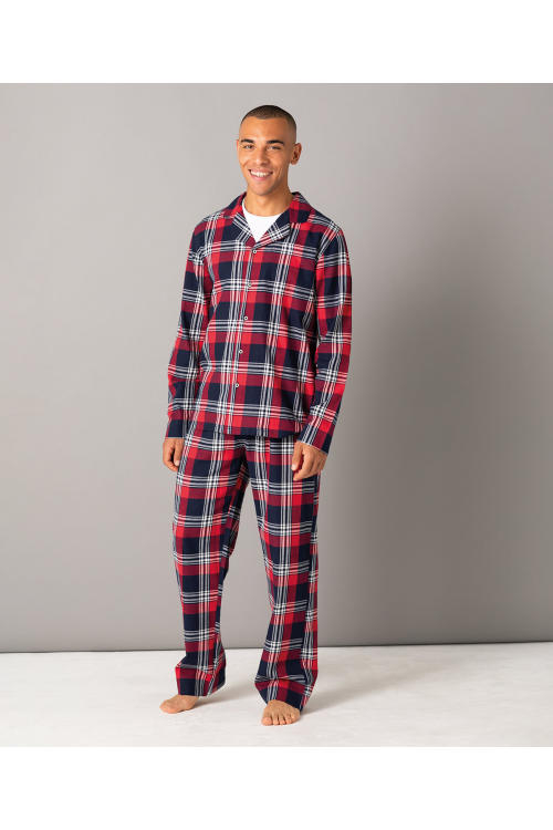 Ensemble lounge en tartan pour homme