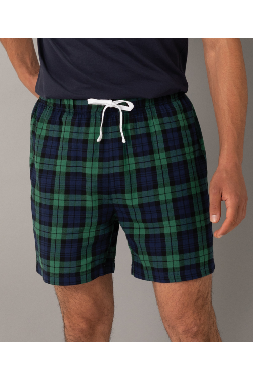 Short de sport tartan pour hommes