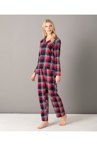 Ensemble lounge en tartan pour femme