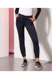Pantalon de jogging à ourlet coupe slim pour femme